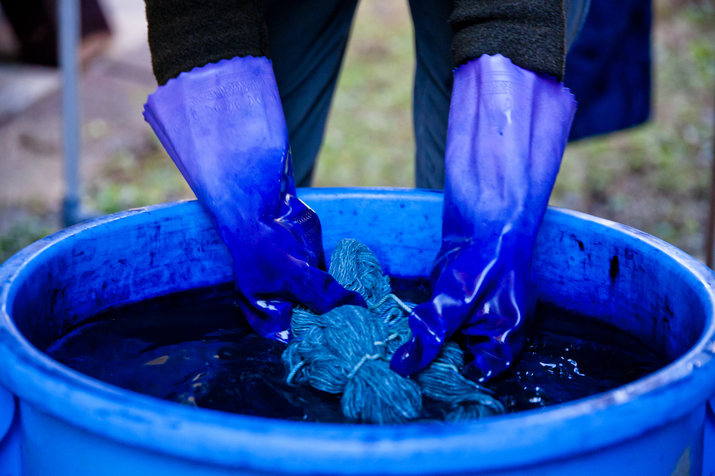 藍を育てるところから染めるところまで体験することも可能です。